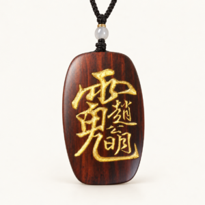 Zhao Gongming Gold Inscription Pendant | 赵公明元帅讳